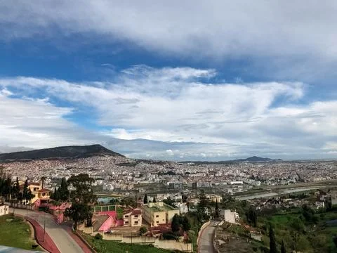 View of the city landscape Stock Photos