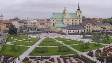 View of the city, monuments, park Stock Footage 71713231