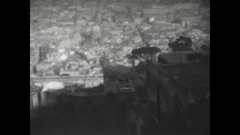 View of the city of Naples Stock Footage 89706501