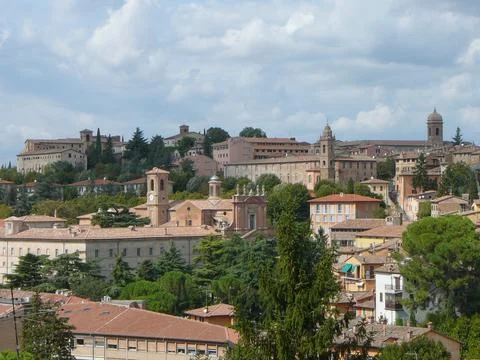 View of the city of Perugia Stock Photos