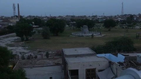 View of a city of punjab pakistan Stock Footage