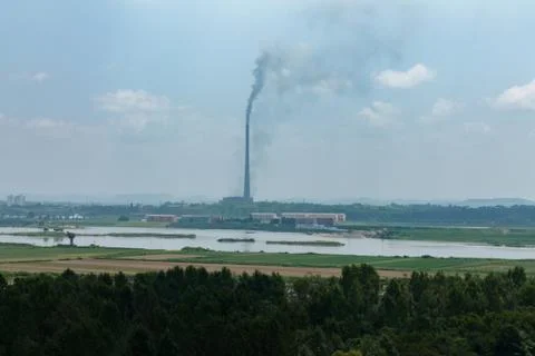 View of the city Pyongyang Stock Photos