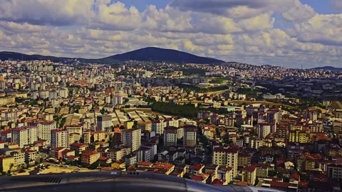 View a city with a road and. Stock Footage 284093623