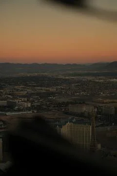 View of the city from the rooftop Stock Photos