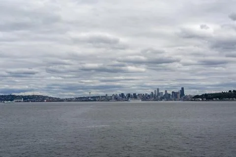 View of the city of Seattle Stock Photos