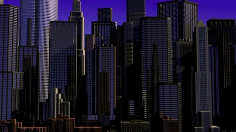 View of City Skyline Stock Footage 30536980