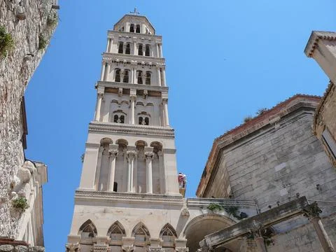 View of the city of Split Foto stock
