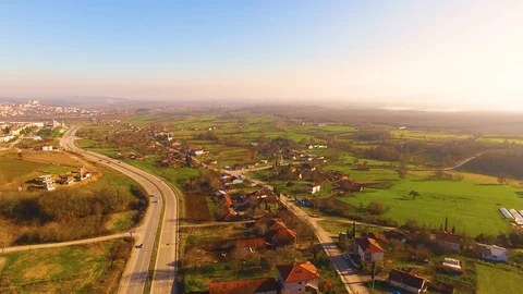 View of the city from the top Video stock 105800661
