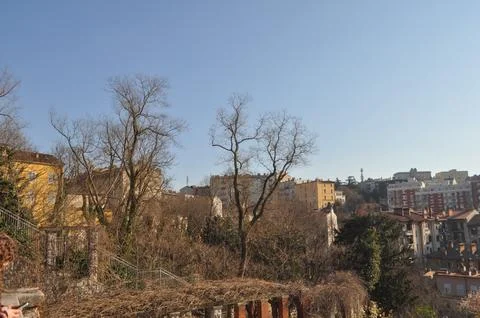 View of the city of Trieste Stock Photos