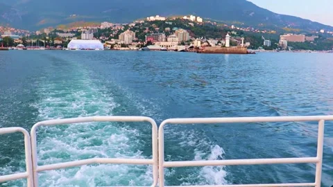 View of the city of Yalta Stock Footage 311423629