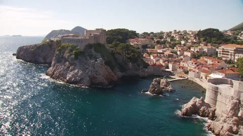 View of cityscape in Croatia Stock Footage 60691057