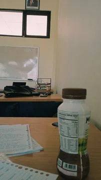 View in the Classroom during the Lunch Time Stock Photos