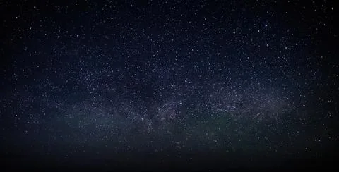 View of the clear starry sky Stock Photos