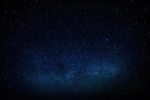 View of the clear starry sky Stock Photos