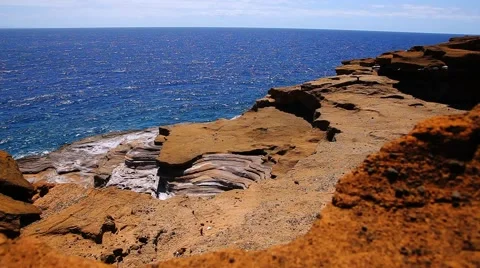 View From The Cliff On The ocean Vidéo 43858003