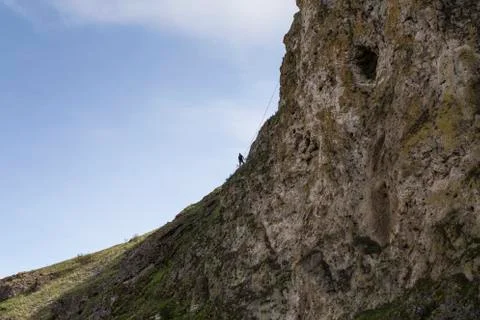 View of the cliff. Stock Photos