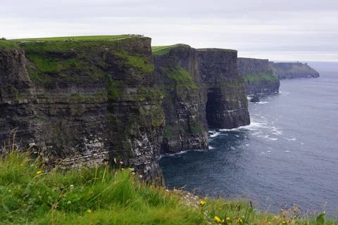 A view of the Cliffs of Moher in County Clare, Ireland Stock Photos