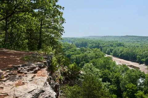 View from the cliffs Stock Photos