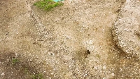 View from the cliffs to the sea. Stock Footage 76711602