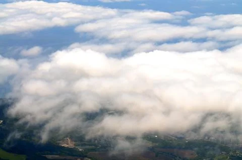View of cliffs from the top of mountain Stock Photos