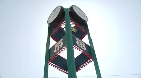 View of clock tower Video stock 55570128