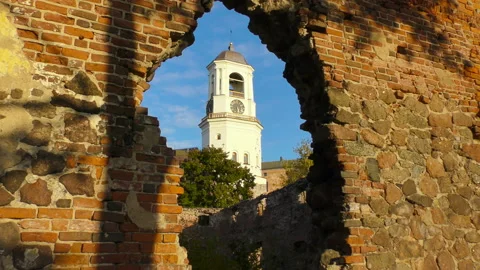 View at the clock tower Stock Footage 118994416