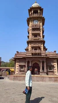 A view of Clock tower in the old city of Jodhpur Фото
