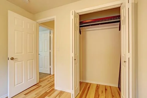 View of closet in bedroom Stock Photos