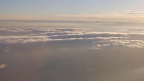 A view of clouds from the above. Stock Footage 78500852