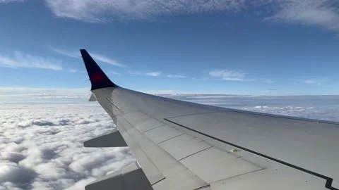 View of clouds from an airplane Stock Footage 200185010