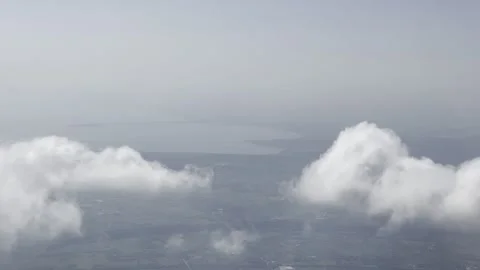 View of clouds close up Stock Footage 278395985