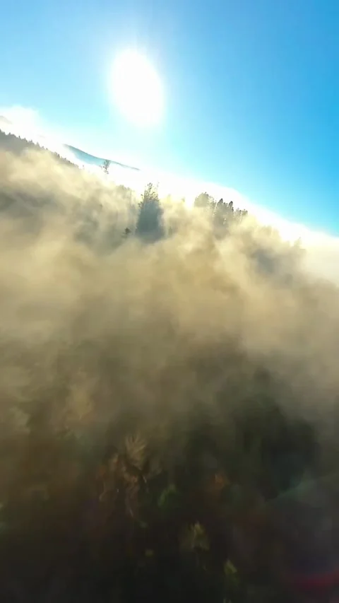 View of clouds over the sea Stock Footage 273067808