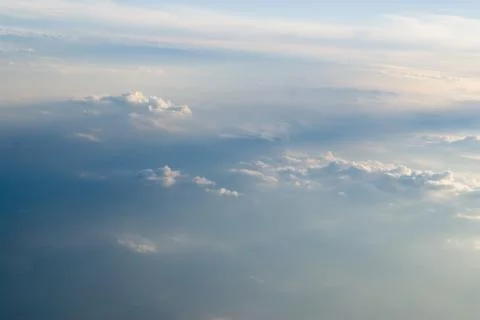 View at clouds Stock Photos