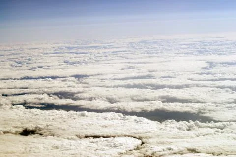 View at clouds Foto stock