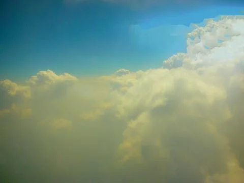 A view of the clouds Foto stock