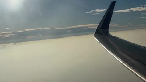 View of clouds from plane Stock Footage 327999178