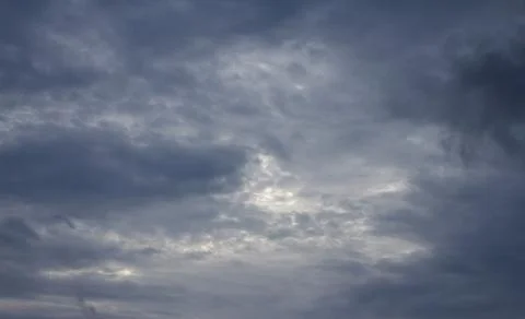 View of clouds sky with beautiful dark cloud before a thunderstorm. Stock Photos