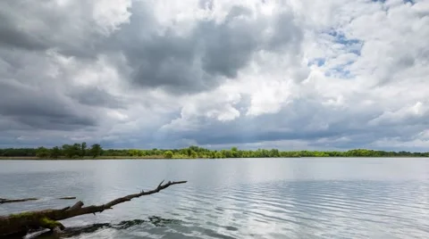 The view from the clouds in the valley of the river Ardon Vidéo 50740069