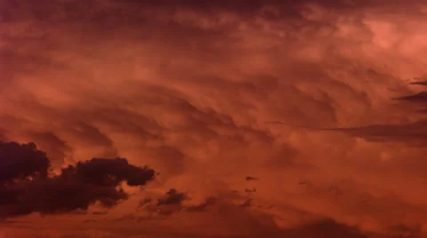 View of cloudscape in ranch Stock Footage 54590763