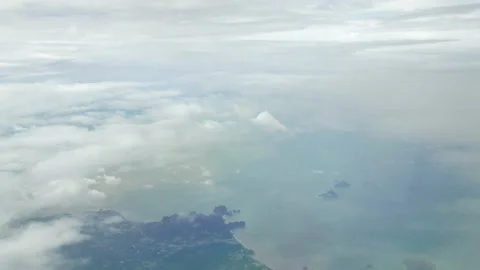 View of cloudy above the sky in daytime Stock-Footage 201551321