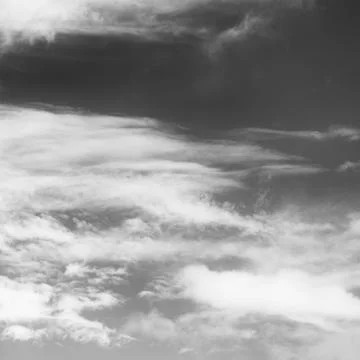 View of the cloudy fluffy sky like paradise Stock Photos