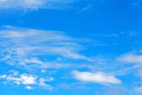 View of the cloudy fluffy sky like paradise Photos