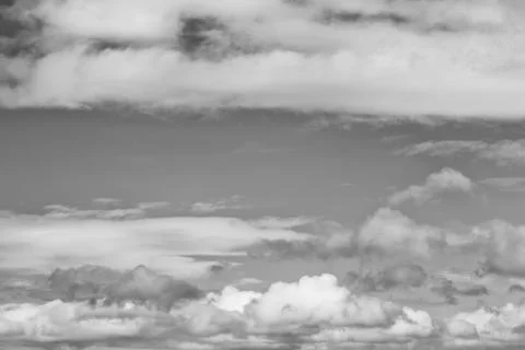 View of the cloudy fluffy sky like paradise Photos