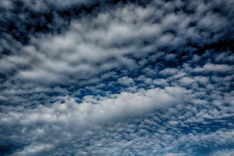 View of the cloudy fluffy sky like paradise Photos
