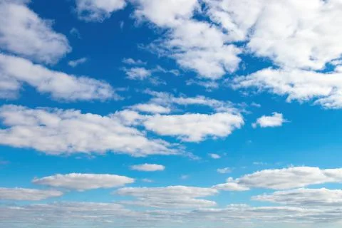 View of a cloudy sky for background Stock Photos
