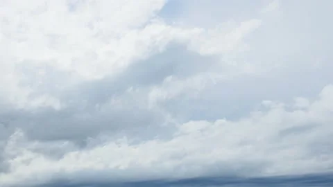 View of the cloudy sky Stock Footage 166692480