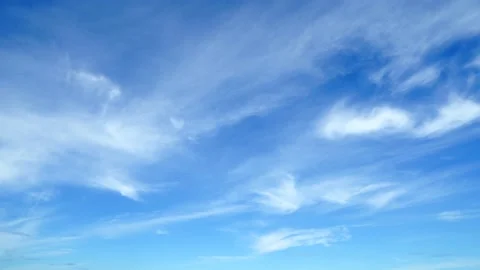 View of the cloudy sky Stock Footage 166693117