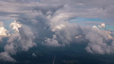 View of the cloudy sky Stock-Footage 327107144