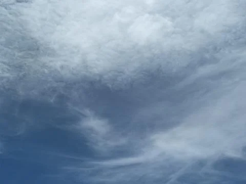 View of a cloudy sky with some trees_02 Stock Photos