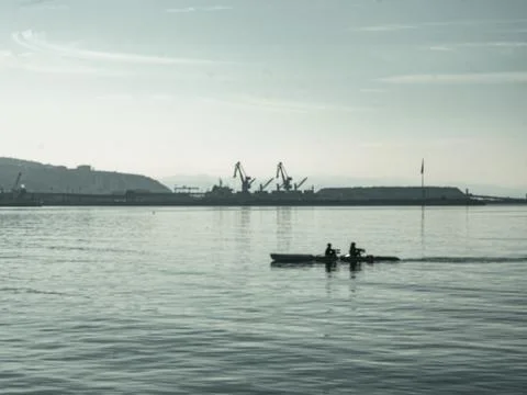 The view of the coast in Eregli Stock Photos